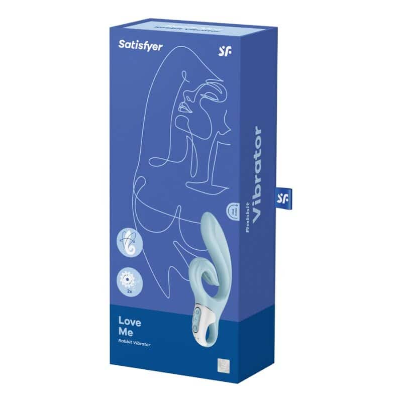 Satisfyer - Love Me Coelho Vibrao Azul - Image 5