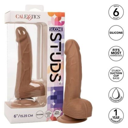 California Exotics - Pregos De Silicone 15.24 Cm Castanho
