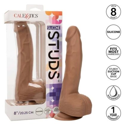 California Exotics - Pregos De Silicone 20.32 Cm Castanho