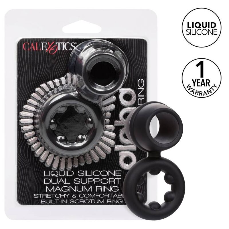 California Exotics - Anel Alpha Dual Magnum Preto - Image 2