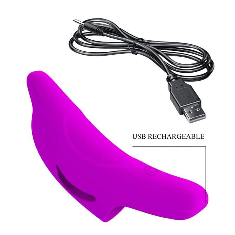 Pretty Love - Estimulador De Dedo Roxo Delphini Poderoso - Image 8