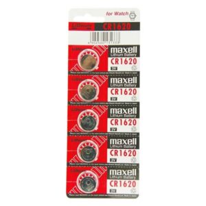 Maxell - Baterialitio Cr1620 3v 5uds