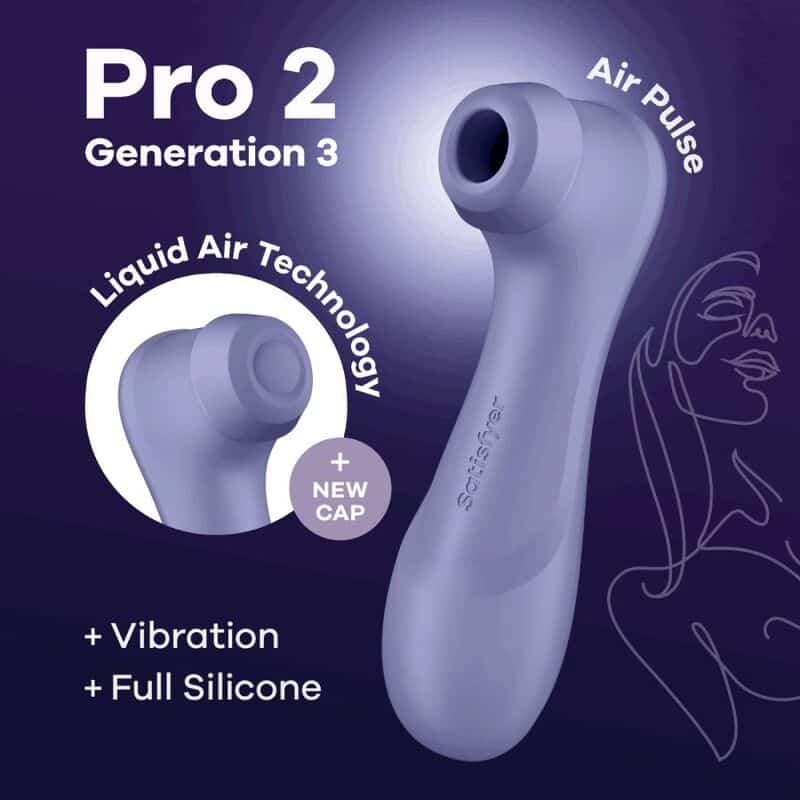 Satisfyer - Tecnologia De Ar Líquido Pro 2 Gerao 3 Lils - Image 5