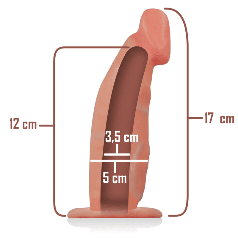 Intense - Arnês Oco Com Dildo 18 X 3,5 Cm - Image 6