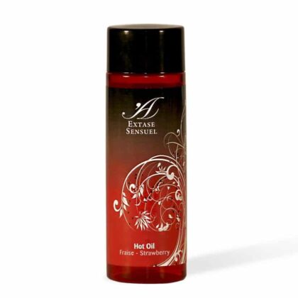 Extase Sensual - Óleo Estimulante De Calor De Morango 100 Ml