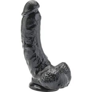Get Real - Dildo 20,5 Cm Com Bolas Pretas