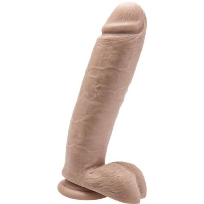 Get Real - Dildo 25,5 Cm Com Bolas Pele