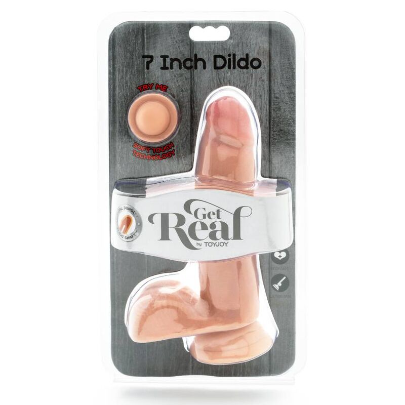 Get Real - Dildo De Dual Densidade Pele De Bolas De 12 Cm - Image 3