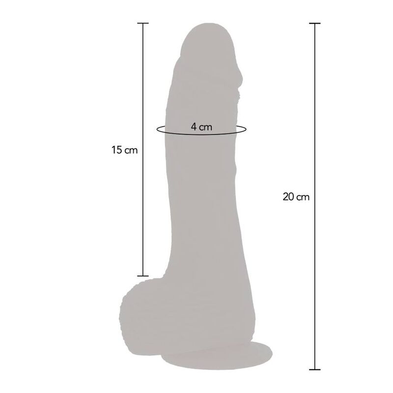 Get Real - Pele Vibr Dildo Rotativa Para Cima E Para Baixo - Image 5