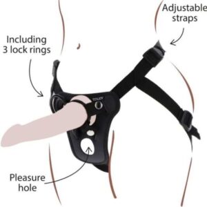 Get Real - Arnês De Prazer Strap-On Preto