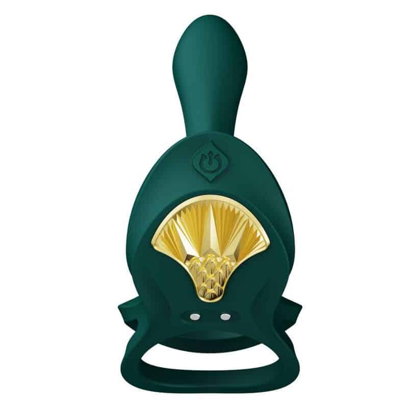 Zalo - Anel Vibrante Para Casais Bayek Verde - Image 4