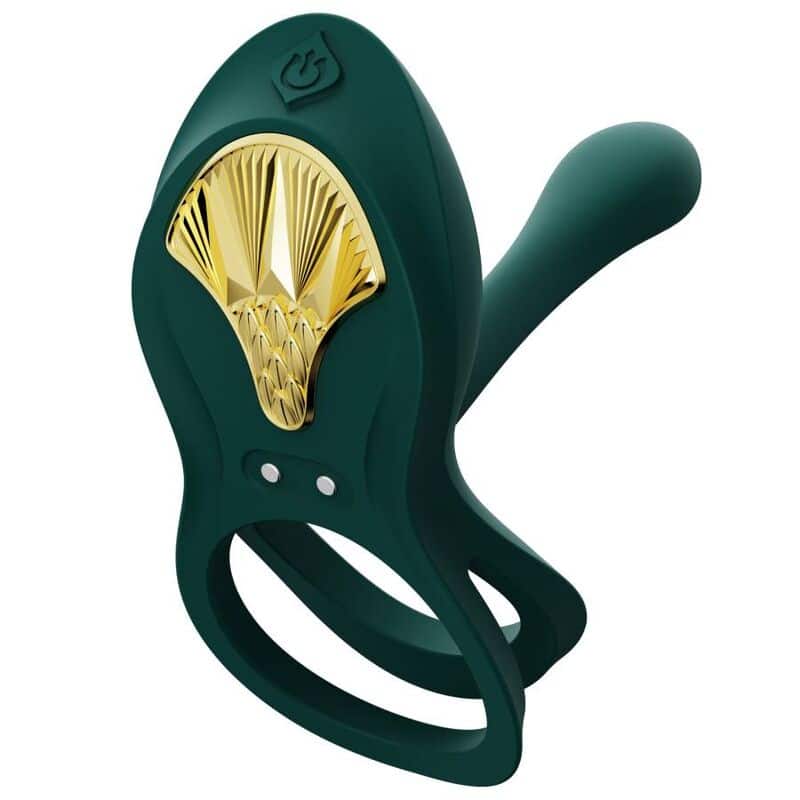 Zalo - Anel Vibrante Para Casais Bayek Verde - Image 2