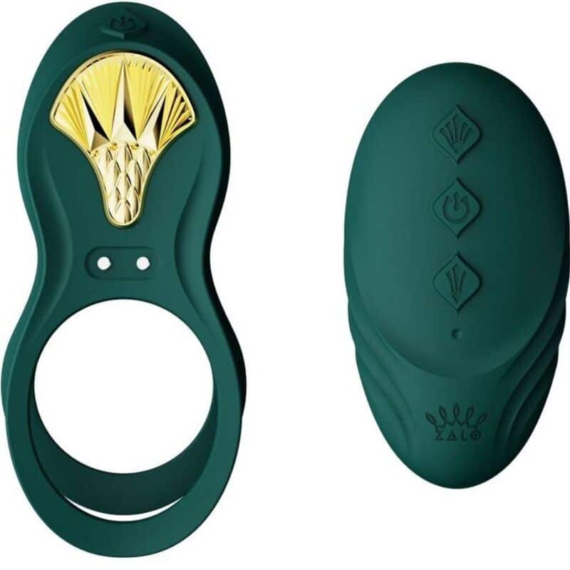 Zalo - Anel Vibrante Para Casais Bayek Verde