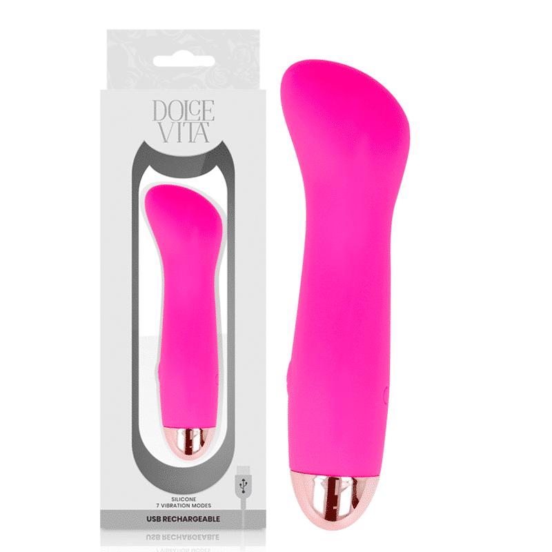 Dolce Vita - Vibrador Recarregável Um Pink 7 Velocidade