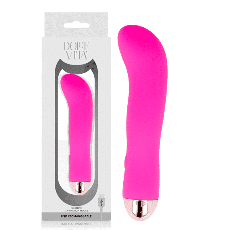 Dolce Vita - Vibrador Recarregável Duas Velocidades Pink 7
