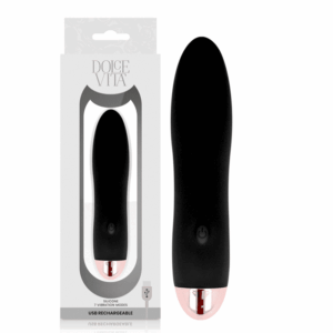 Dolce Vita - Vibrador Recarregável Quatro Preto 7 Velocidades