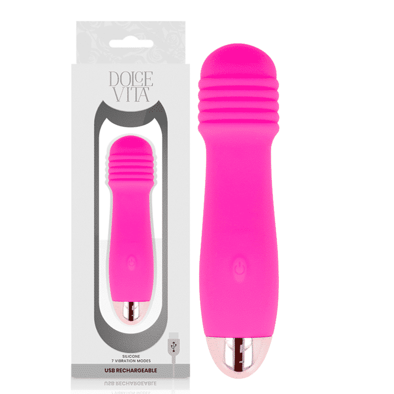 Dolce Vita - Vibrador Recarregável De Três Velocidades Pink 7