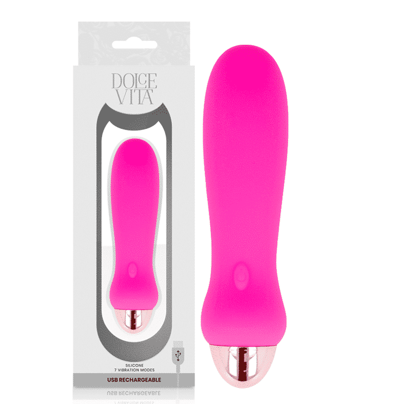 Dolce Vita - Vibrador Recarregável Cinco Pink 7 Velocidades