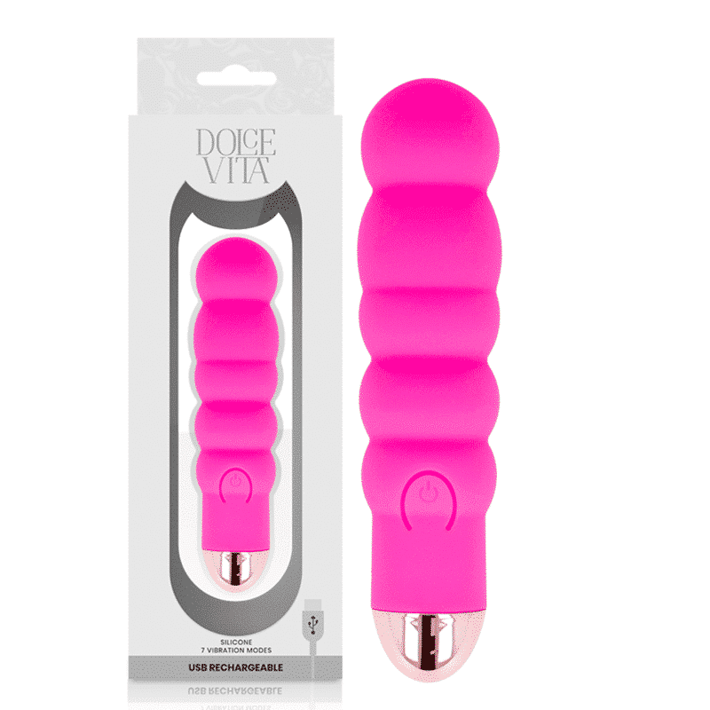 Dolce Vita - Vibrador Recarregável Seis Pink 7 Velocidades