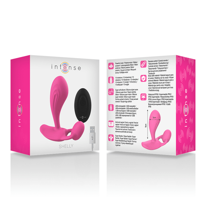 Intense - Shelly Plug Anal Controle Remoto Rosa - Image 6