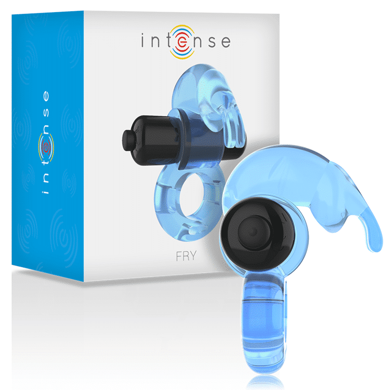 Intense - Anel Vibrador - Fry Azul - Image 2