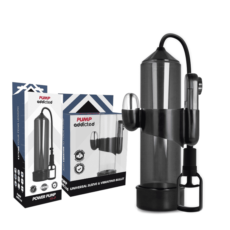 Pump Addicted - Vibrador Preto Rx7 - Image 2