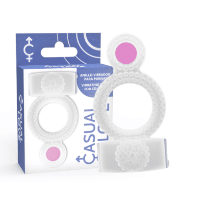Casual Love - Anel Duplo Prazer Transparente