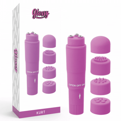 Glossy - Massager De Bolso Kurt Roxo