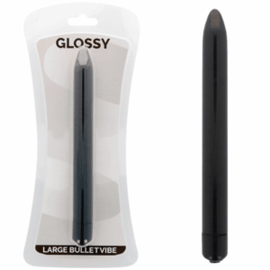 Glossy - Vibrador Slim Preto