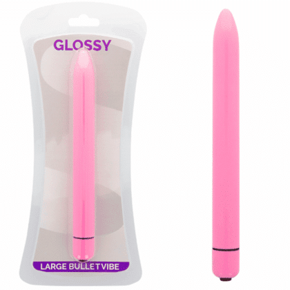 Glossy - Vibrador Slim Deep Rose