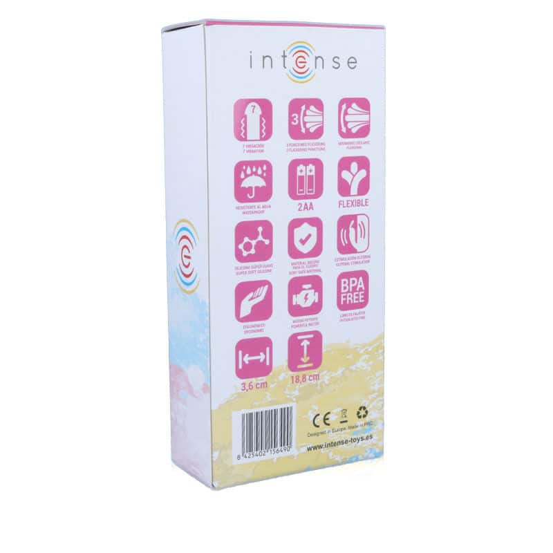 Intense - Vibrador Oscilante Susy Coelho De Silicone Rosa - Image 4