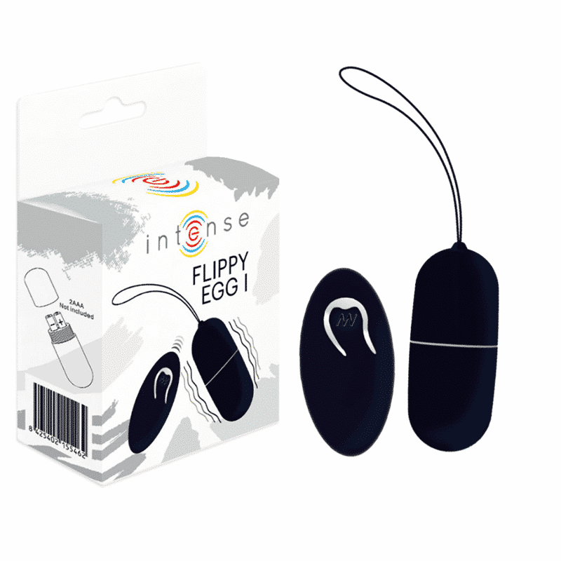 Intense - Flippy I Vibrating Ogg Com Controle Remoto Preto