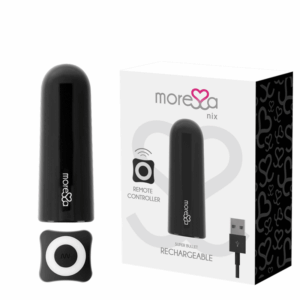 Moressa - Nix Vibrador Controle Remoto Preto