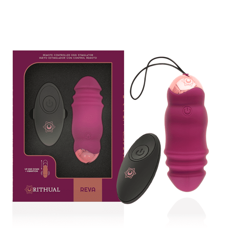 Rithual - Reva Egg Sistema De Controle Remoto Para Cima E Para Baixo + Vibrao