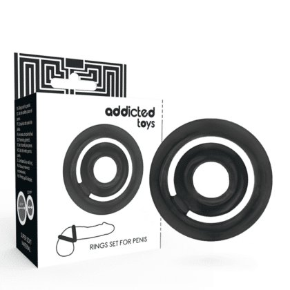 Addicted Toys - Potenz- C-Ring Pênis Preto