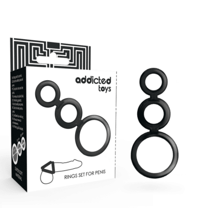 Addicted Toys - Conjunto De Anéis - Para Pênis - Fumado