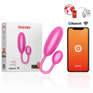 Oninder - Ovo Vibratório Denver Rosa 7 X 2,7 Cm Aplicativo Gratuito