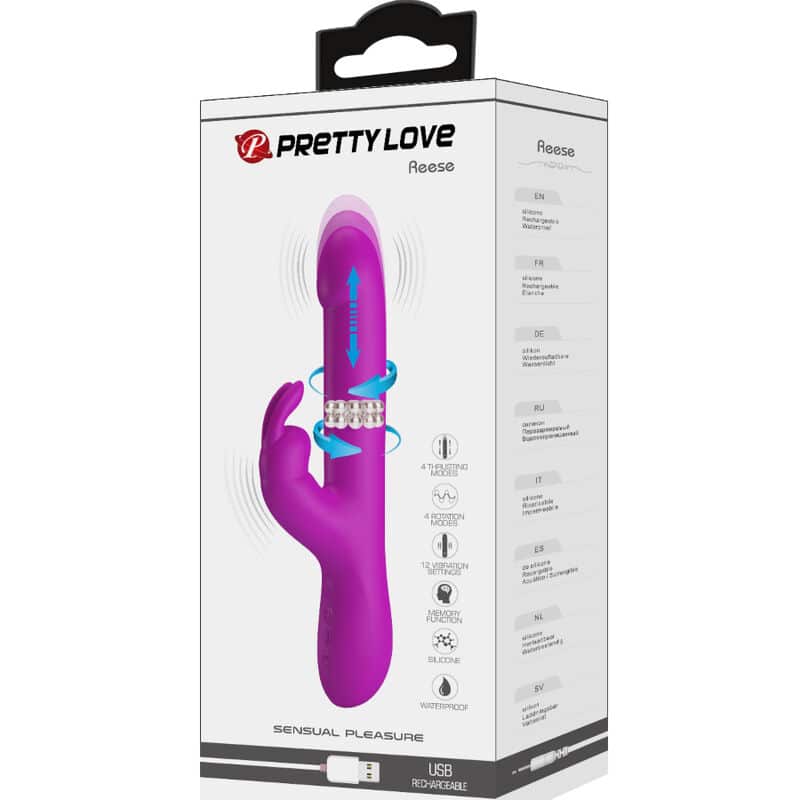 Pretty Love - Vibrador Reese Com Rotao Roxa - Image 10