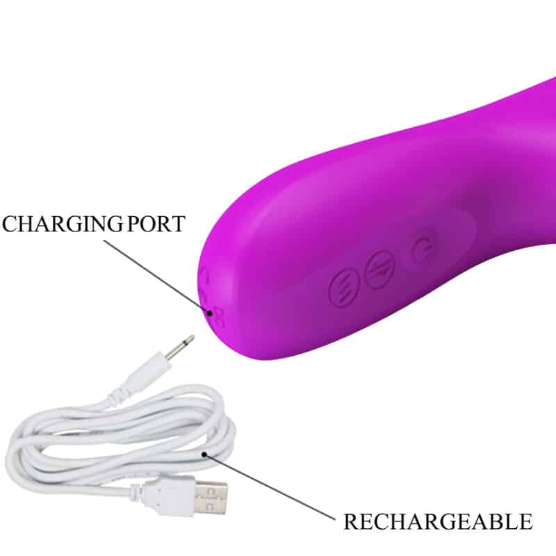 Pretty Love - Vibrador Reese Com Rotao Roxa - Image 9