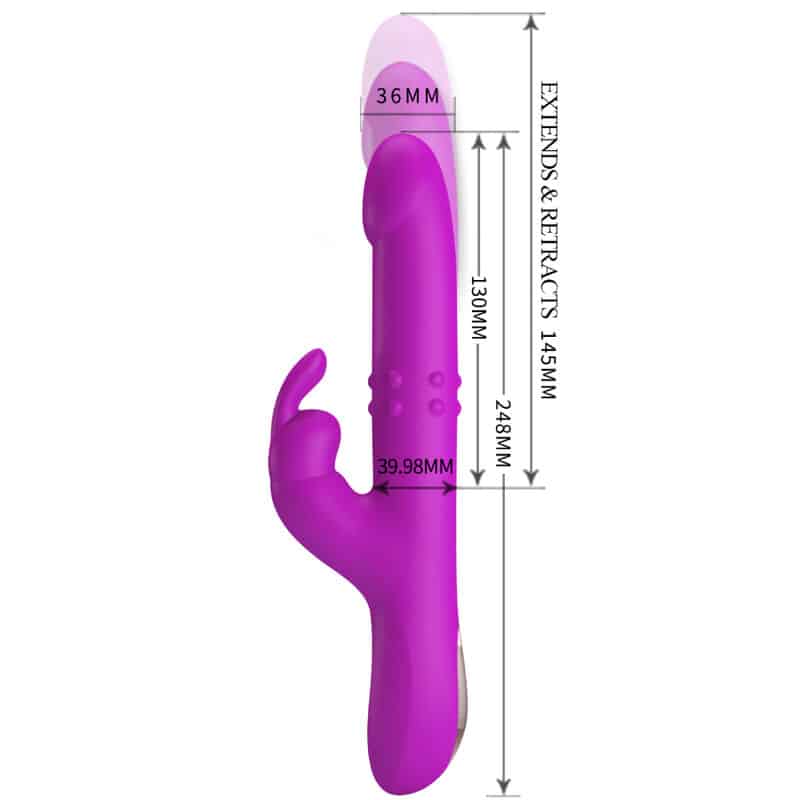 Pretty Love - Vibrador Reese Com Rotao Roxa - Image 6