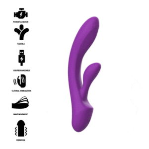 Intense - Vibrador Luigi Coelho Silicone Líquido Roxo