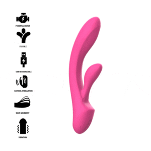 Intense - Vibrador Luigi Coelho Rosa Silicone Líquido
