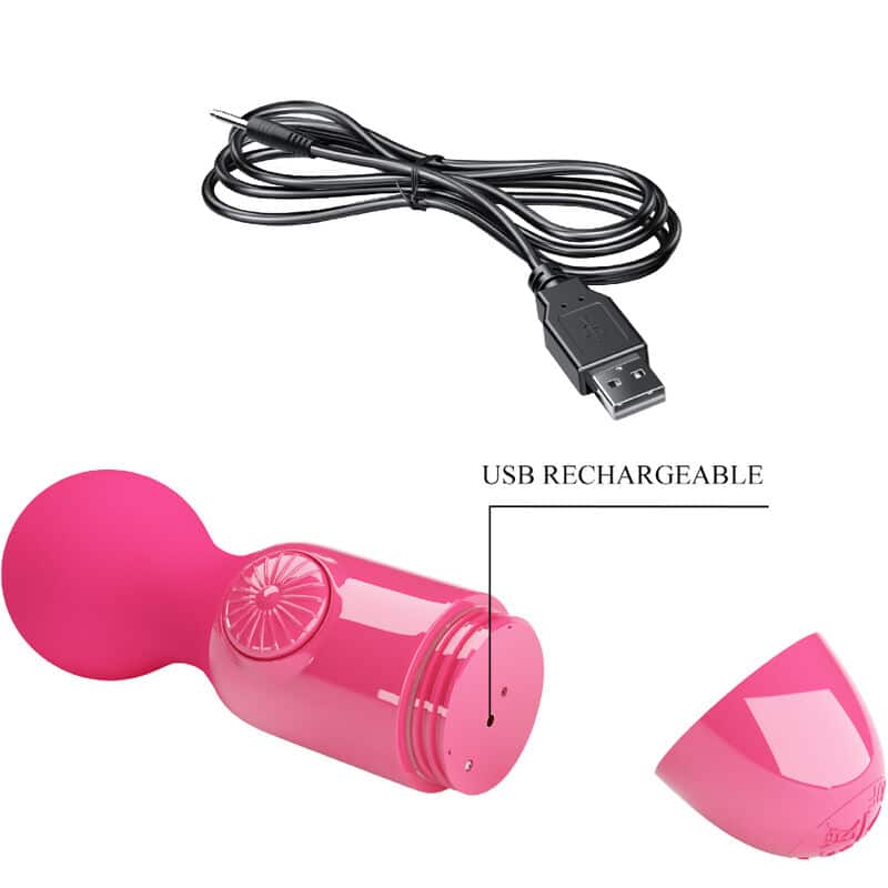 Pretty Love - Mini Massager Pessoal Magenta - Image 6