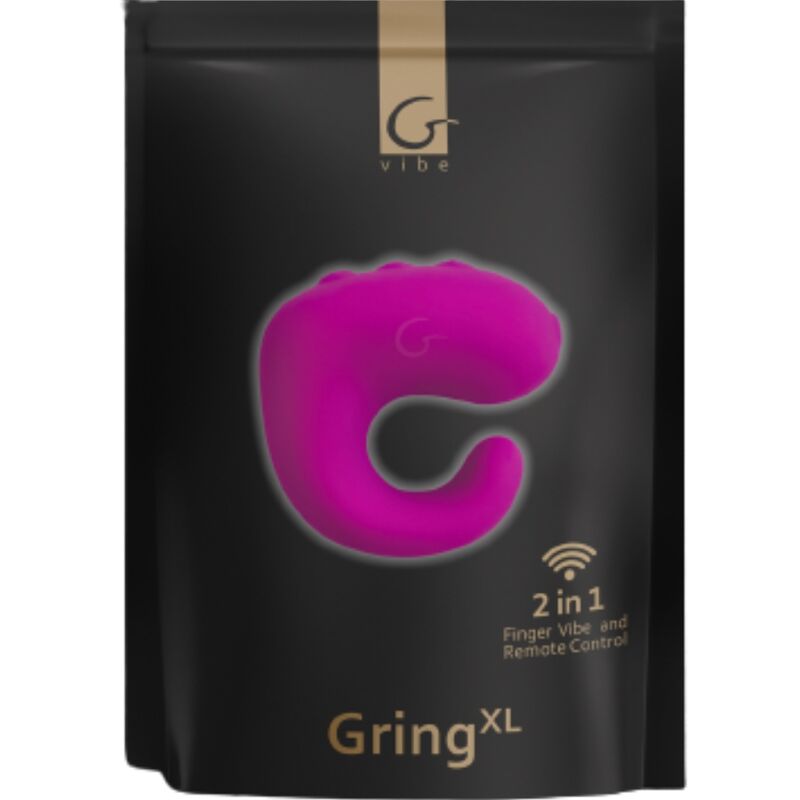 G-Vibe - Fun Toys Gring Anel Vibrador Xl Framboesa Doce - Image 3