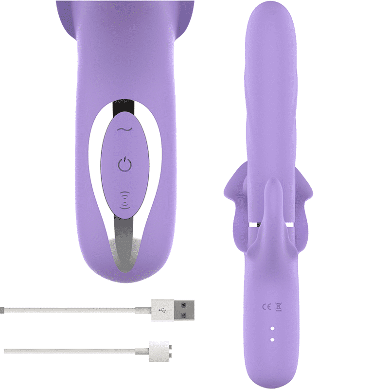 Intenso - Billie Multifunção Vibrador Recarregável Sucção E Pulsação Roxo - Image 5
