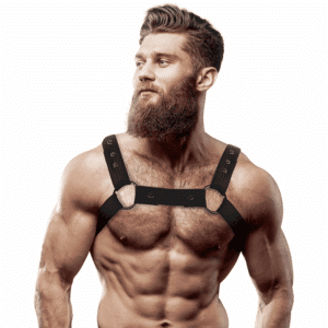 Fetish Submissive Attitude - Arnês Esportivo De Peito De Neoprene Ajustvel Para Homens