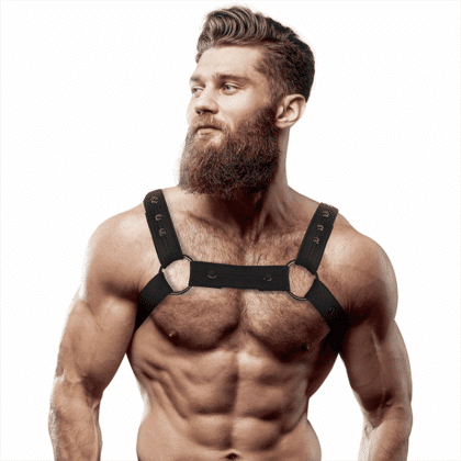 Fetish Submissive Attitude - Arnês Esportivo De Peito De Neoprene Ajustvel Para Homens