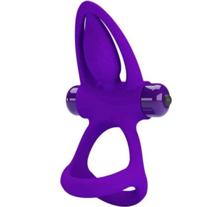 Pretty Love - Anel Vibrador 10 Vibraões Lila Silicone