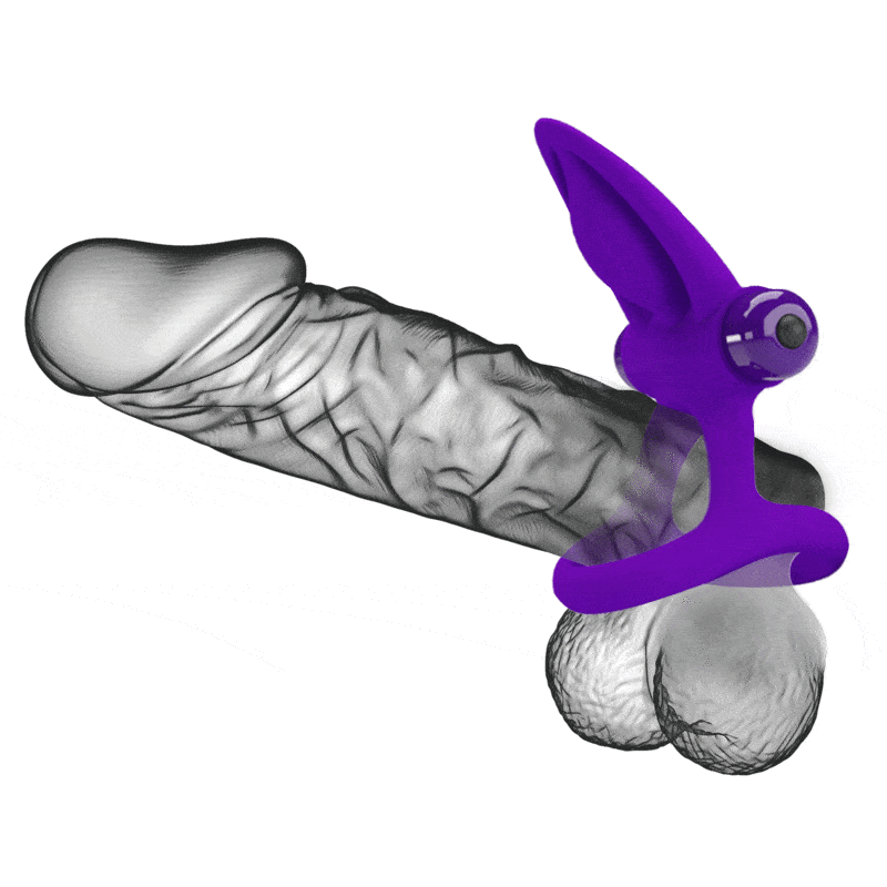 Pretty Love - Anel Vibrador 10 Vibraões Lila Silicone - Image 10