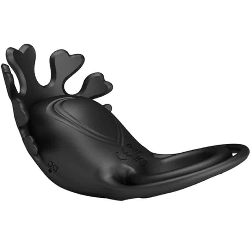 Pretty Love - Anel Vibrador Ruben 7 Vibraões Silicone Preto - Image 5